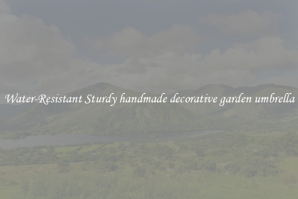 Water-Resistant Sturdy handmade decorative garden umbrella