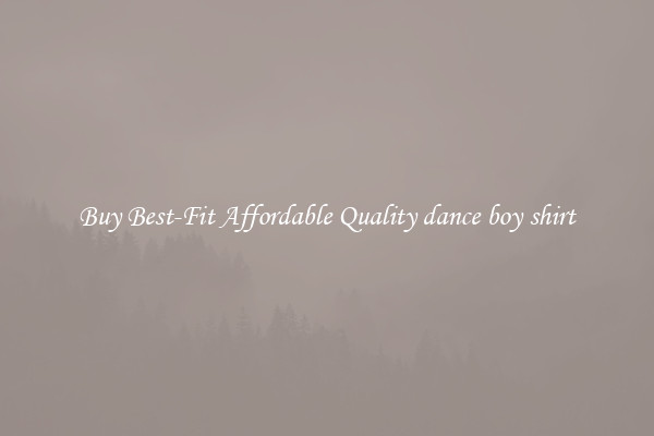 Buy Best-Fit Affordable Quality dance boy shirt